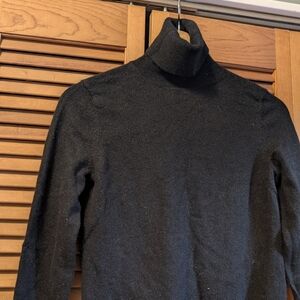 Bloomingdale's Classic Black Turtleneck Sweater